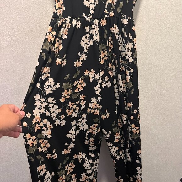 Kaileigh XL Wrap Floral Jumper Wide Leg Romantic Boho Cottagecore Wedding - Picture 3 of 7